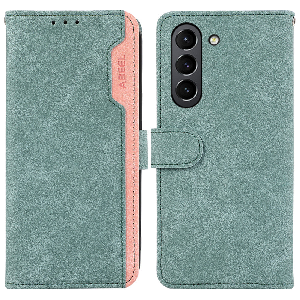 ABEEL For Samsung Galaxy S21 FE 5G RFID Blocking Stand PU Leather Phone Shell Protective Cover ABEEL For Samsung Galaxy S21 FE 5G RFID Blocking Stand PU Leather Phone Shell Protective Cover